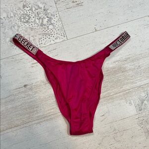 Victorias Secret Hot Pink Very Sexy Brazilian Panties Size Large